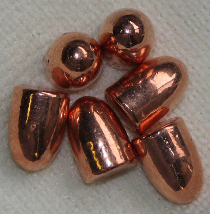 45 cal. 230 gr RN .452 copper plated bullets 250ct